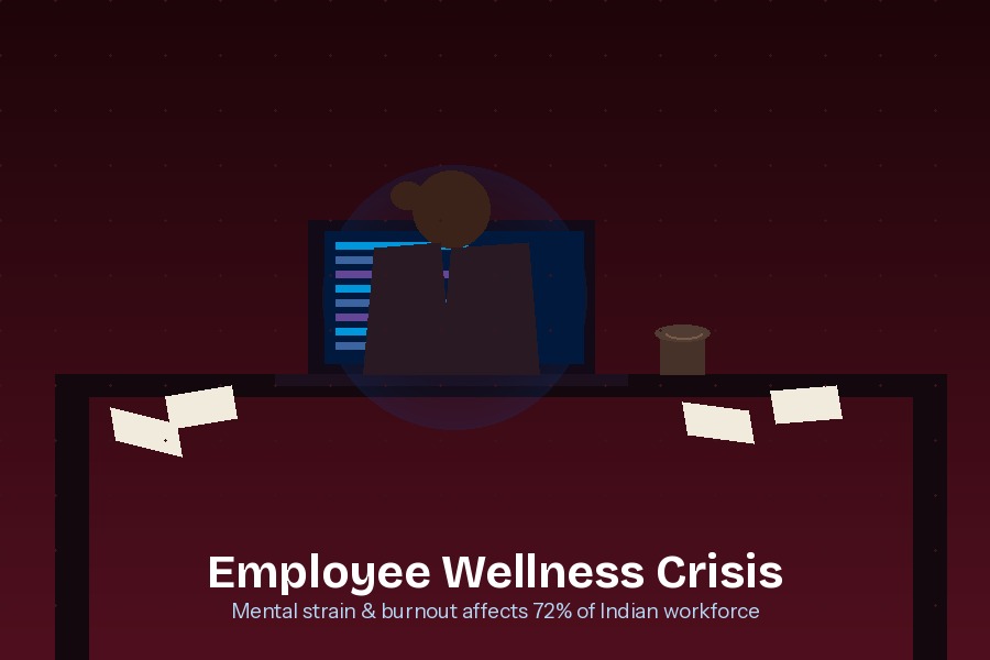 Employee stress and burnout in Indian workplace